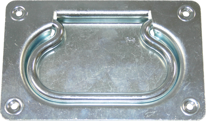 Ручка откидная 140*90 мм. (скрытая) Цвет: Цинк