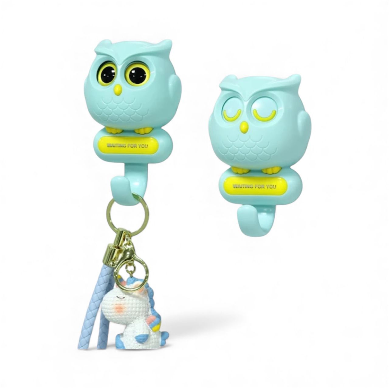 Крючок настенный самоклеящийся, с глазами СОВА