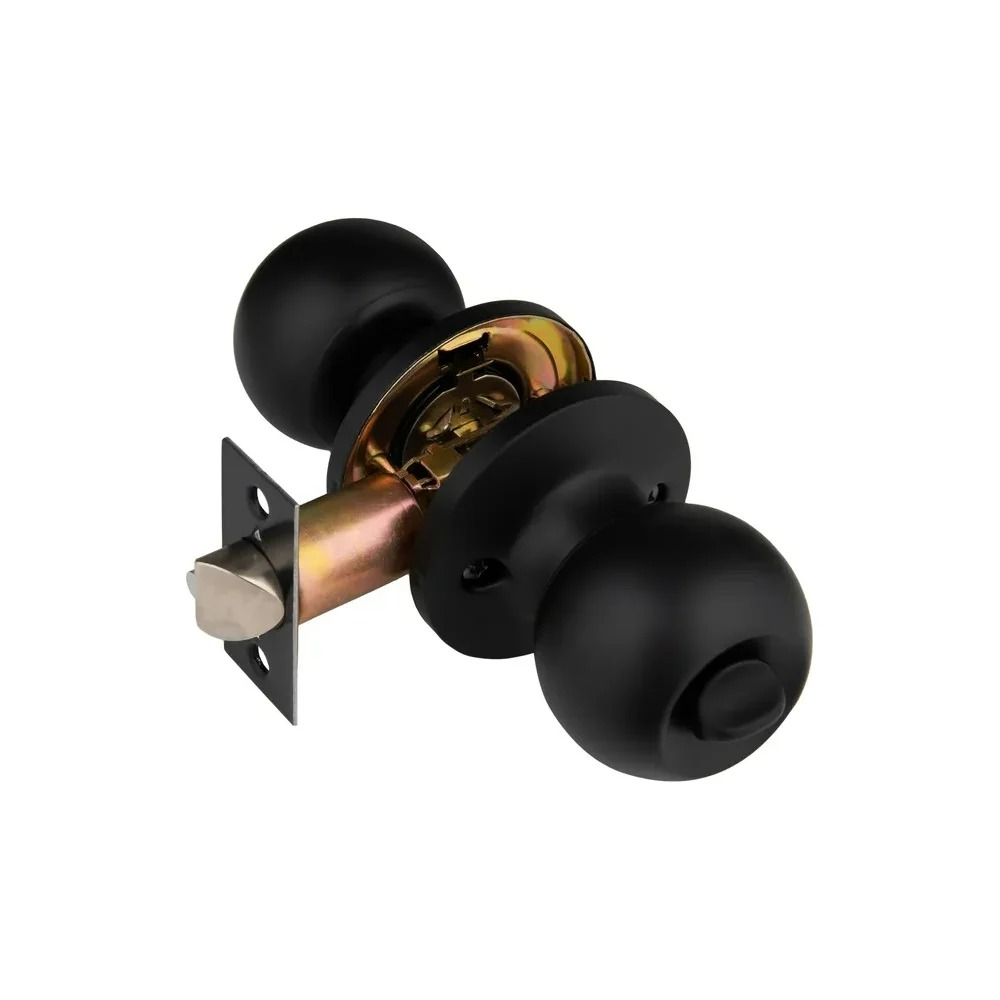 Ручка-защёлка (шариковая) 607 BK фиксатор Цвет BK BN черный