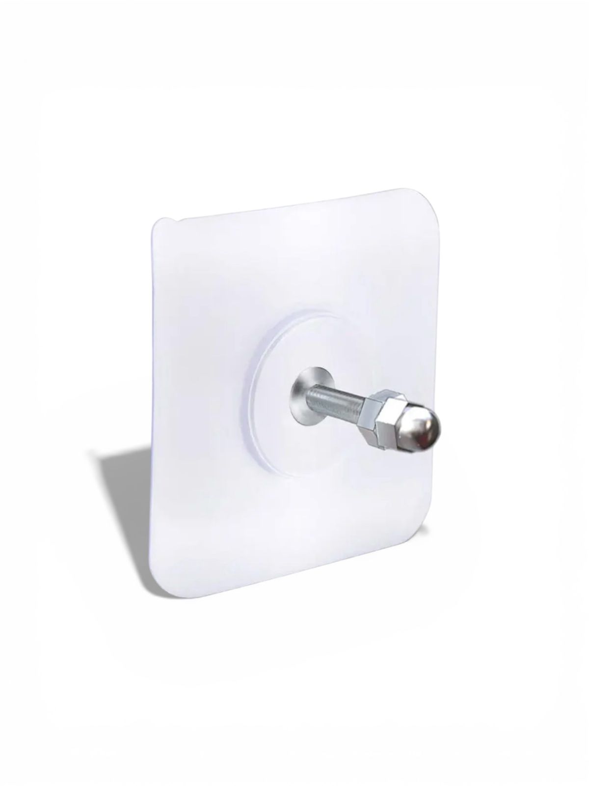 Крючки самоклеящиеся, винт, крепеж на стену, прозрачный