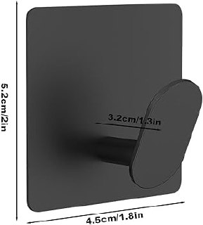 Крючок на липучке метал (408) Цвет: BN - Чёрный